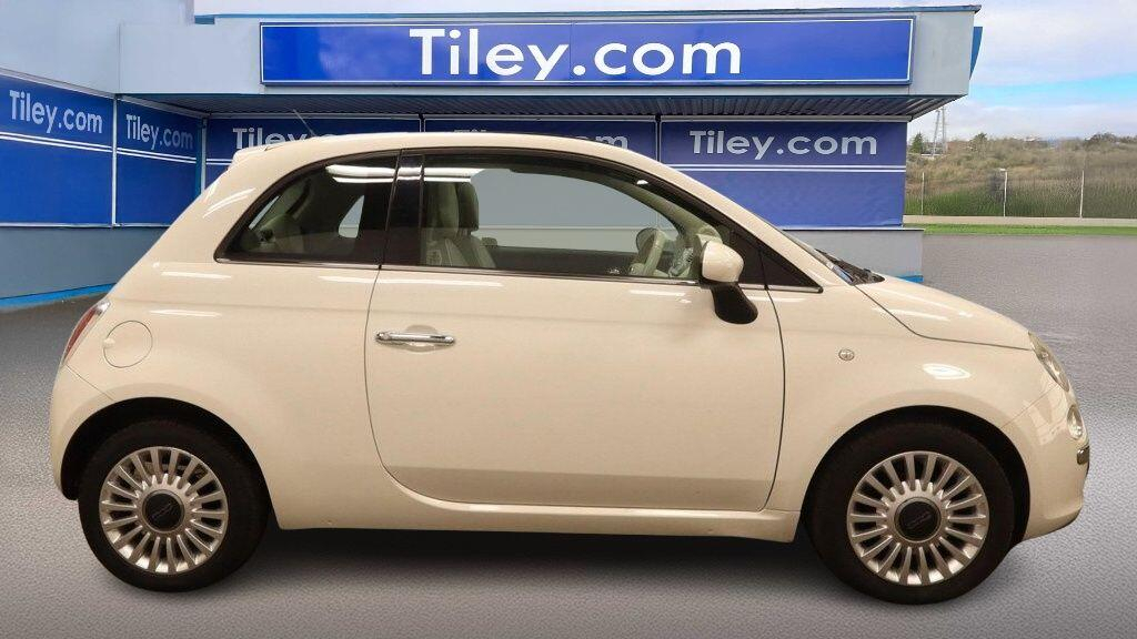 Fiat 500 1.2 Lounge Euro 5 Ss White #4