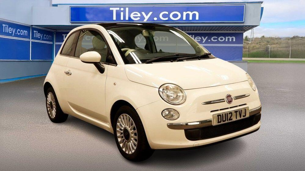 Fiat 500 1.2 Lounge Euro 5 Ss White