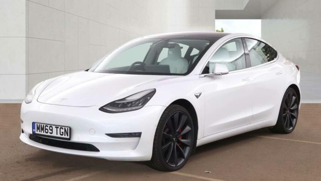 Tesla Model 3 Dual Motor Performance 4Wde Performanc MM69TGN White #3