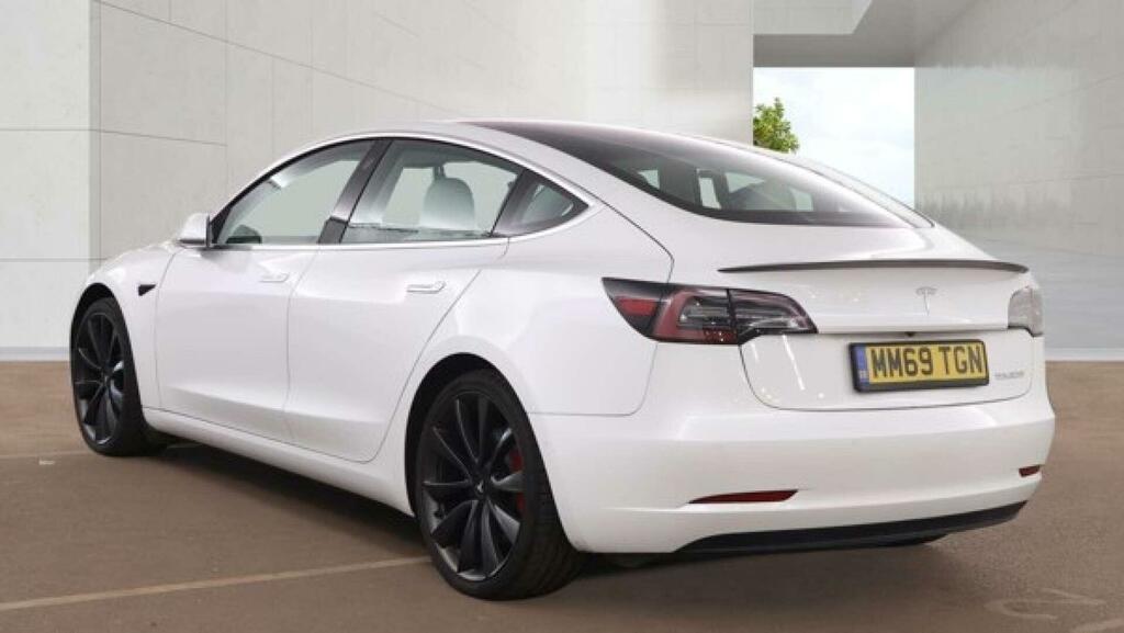 Tesla Model 3 Dual Motor Performance 4Wde Performanc MM69TGN White #4