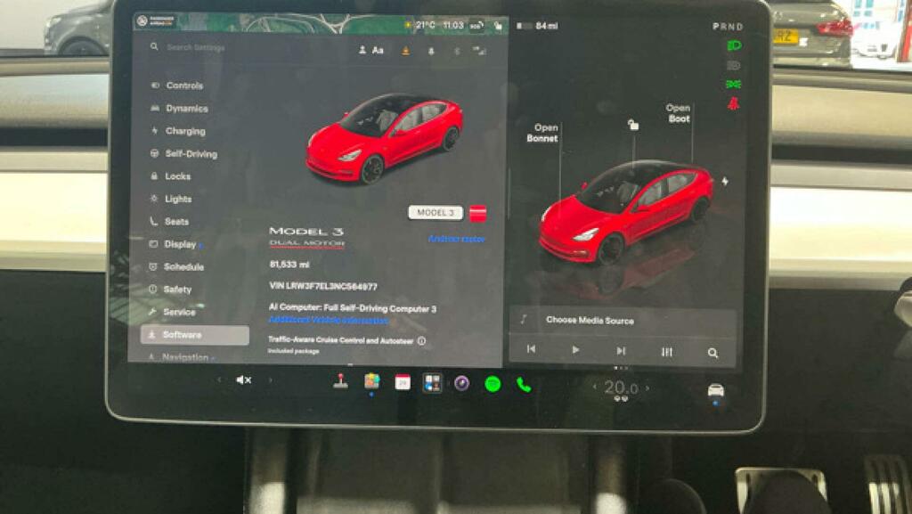Tesla Model 3 Dual Motor Performance 4Wde Performanc LB22HCD Red #6