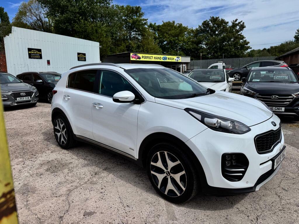 Kia Sportage 1.6 T-gdi Gt-line Awd Euro 6 White