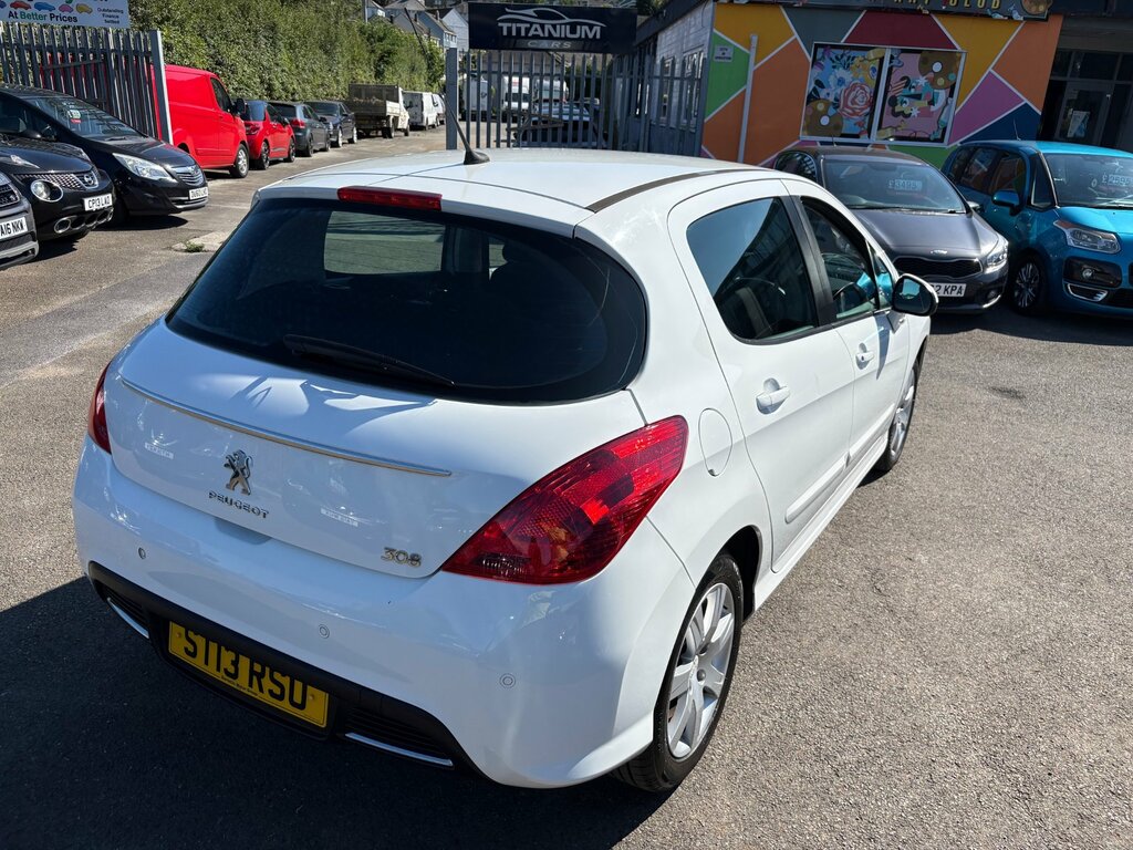 Peugeot 308 1.6 Hdi Active Hatchback Euro 5 White #5