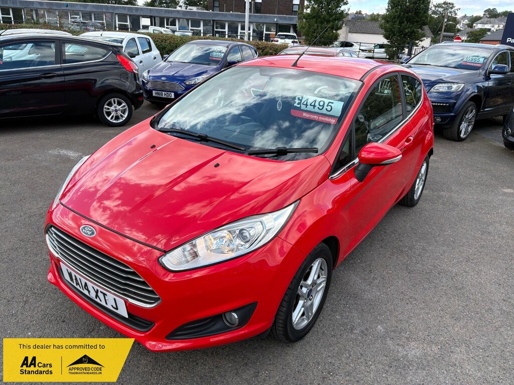 Ford Fiesta 1.0T Ecoboost Zetec Hatchback Eu Red