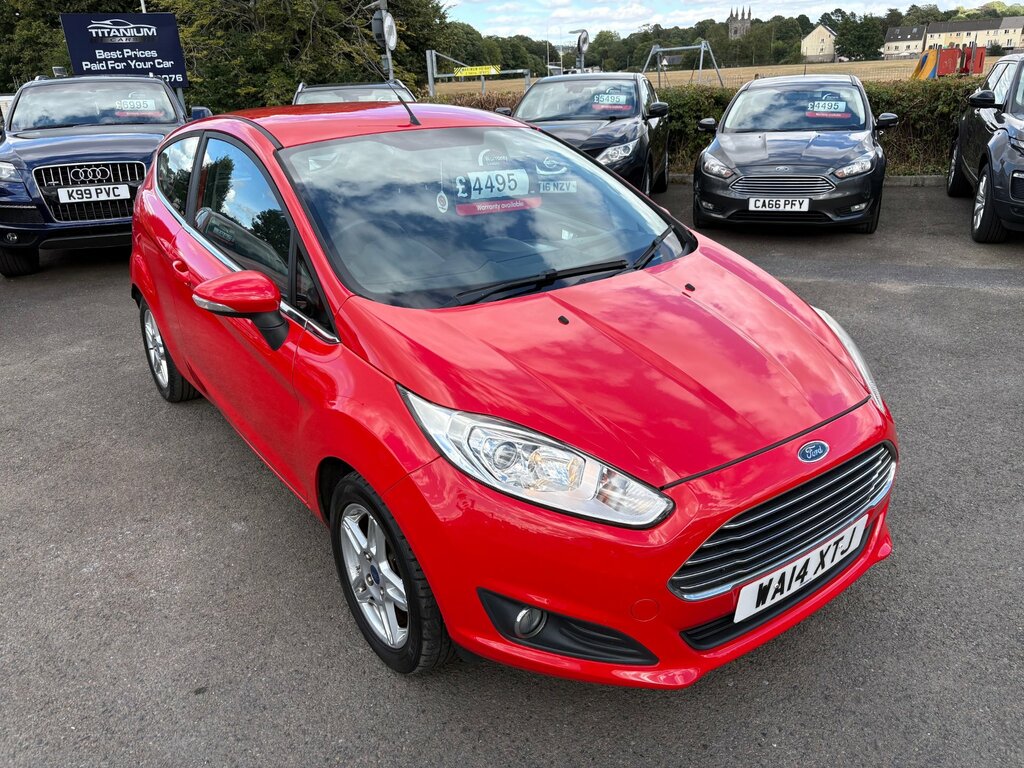 Ford Fiesta 1.0T Ecoboost Zetec Hatchback Eu Red #4