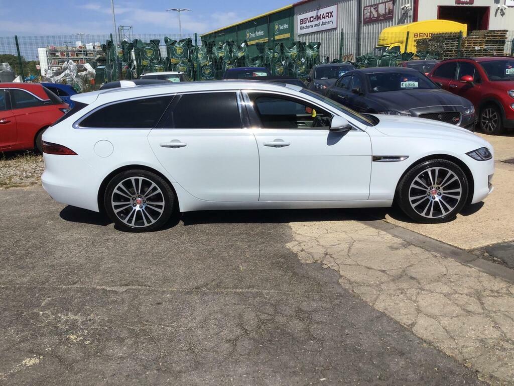 Jaguar XF 2.0D Portfolio Sportbrake Awd Euro 6 S S VU68BVT White #6