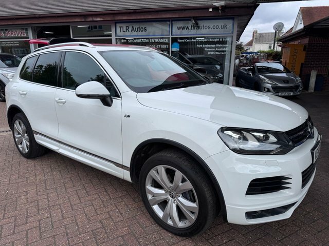 Volkswagen Touareg 2014 3.0 Tdi V6 Bluemotion Tech R-line Suv Die White #6