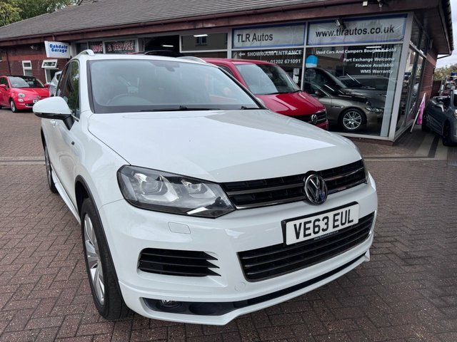 Volkswagen Touareg 2014 3.0 Tdi V6 Bluemotion Tech R-line Suv Die White #5