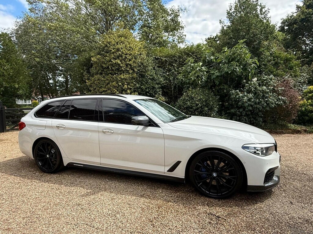 BMW 5 Series 3.0 530D M Sport Touring Xdrive Euro 6 Ss T100VGS White #3