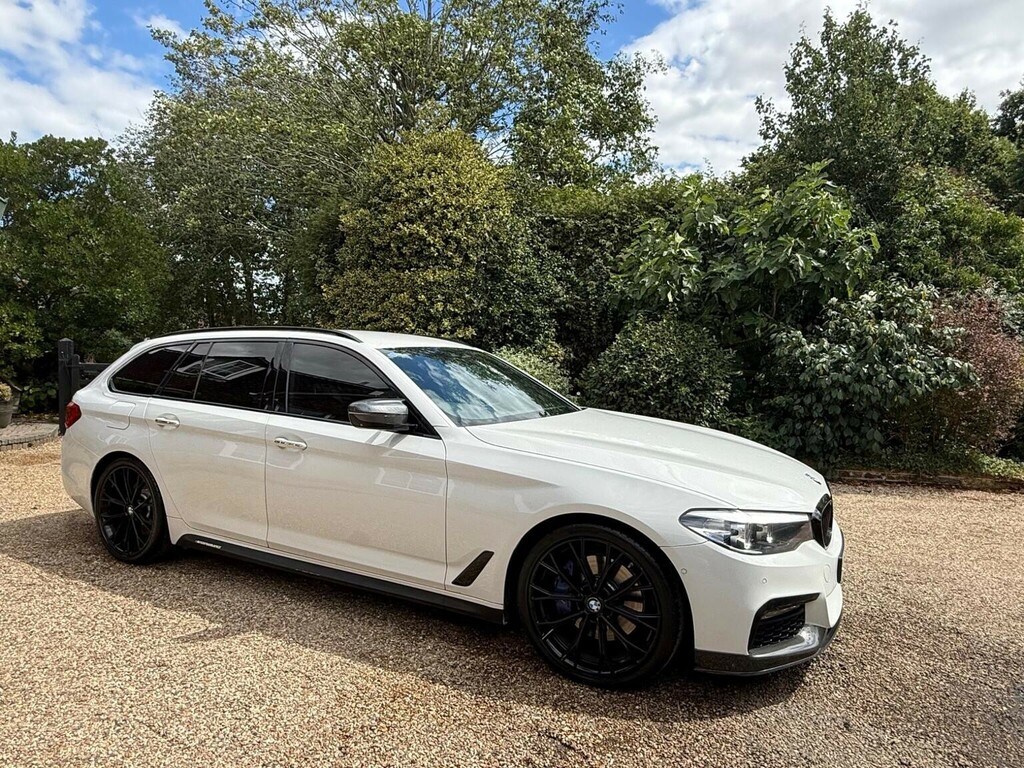 BMW 5 Series 3.0 530D M Sport Touring Xdrive Euro 6 Ss T100VGS White #2