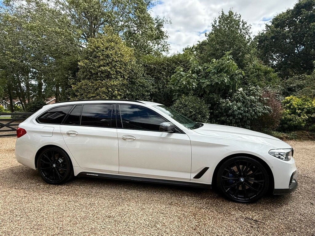 BMW 5 Series 3.0 530D M Sport Touring Xdrive Euro 6 Ss T100VGS White #4