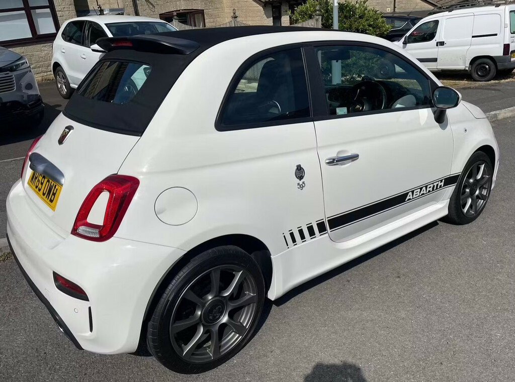 Abarth 595 C 1.4 T-jet 145 Convertible White #2