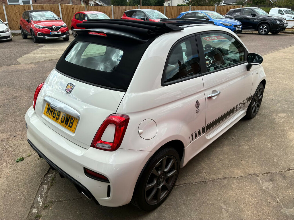 Abarth 595 C 1.4 T-jet 145 Convertible White #3