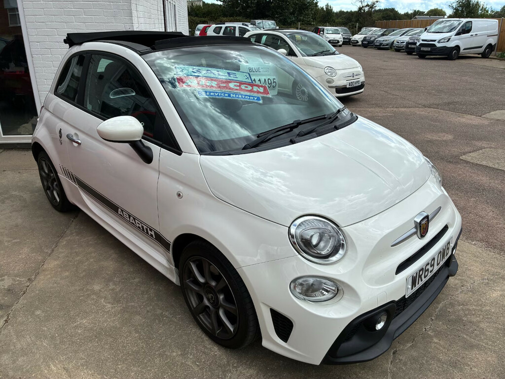 Abarth 595 C 1.4 T-jet 145 Convertible White #2