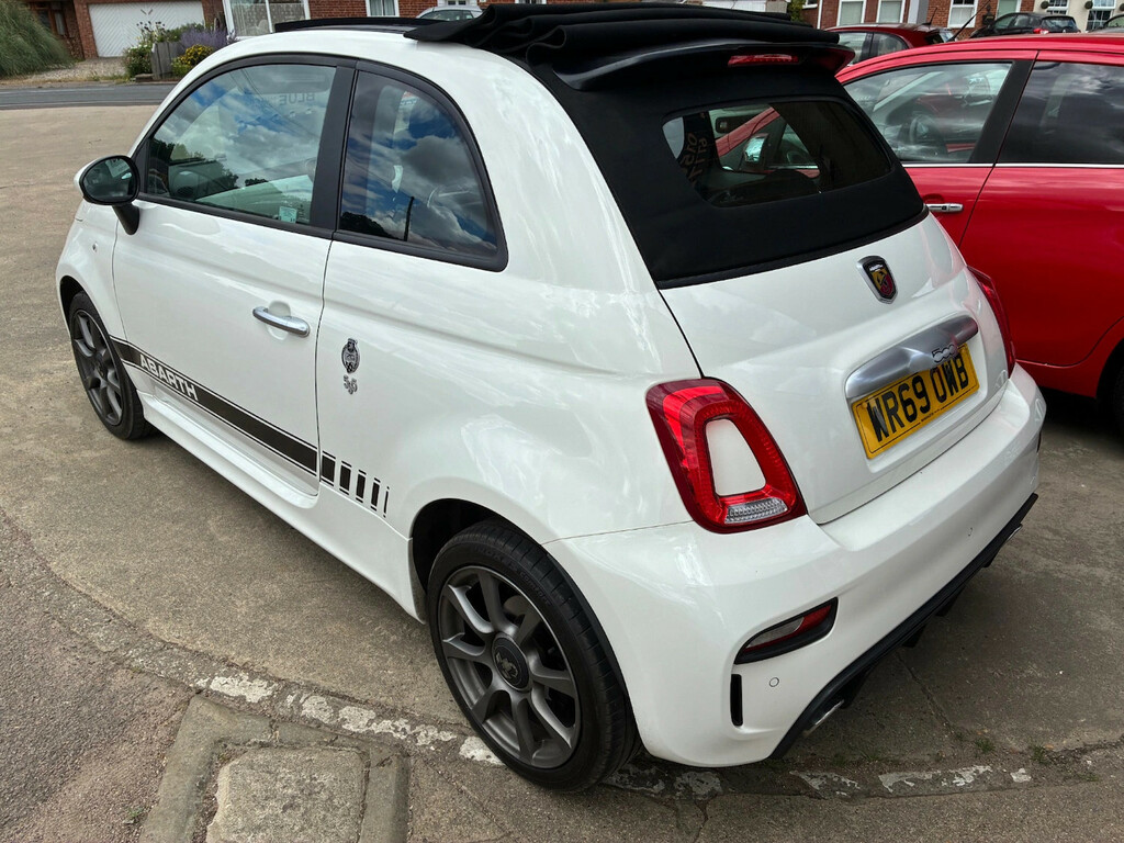 Abarth 595 C 1.4 T-jet 145 Convertible White #4
