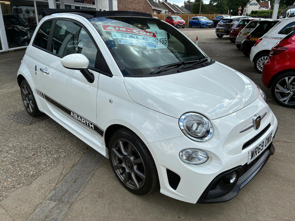 Abarth 595 C 1.4 T-jet 145 Convertible White #3