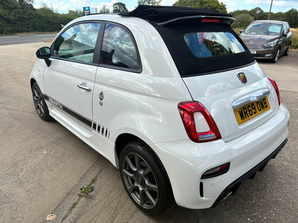 Abarth 595 C 1.4 T-jet 145 Convertible White #4