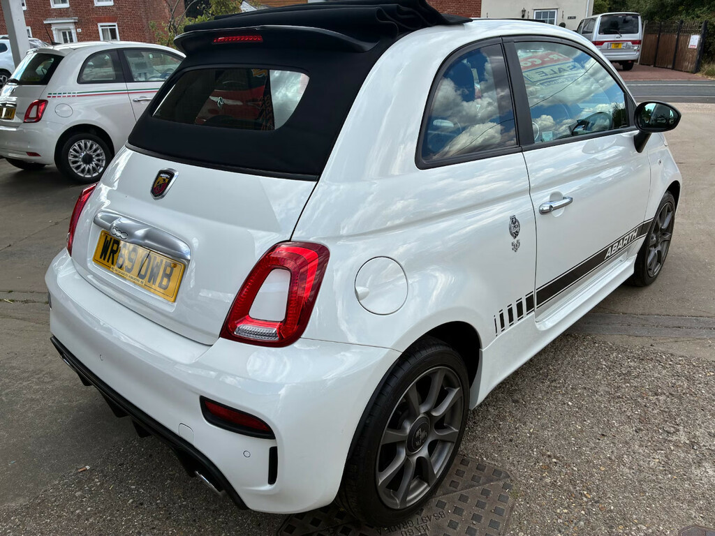 Abarth 595 C 1.4 T-jet 145 Convertible White #6