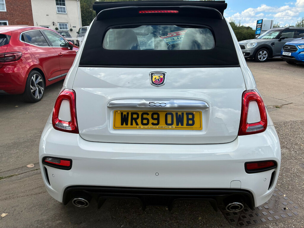Abarth 595 C 1.4 T-jet 145 Convertible White #5
