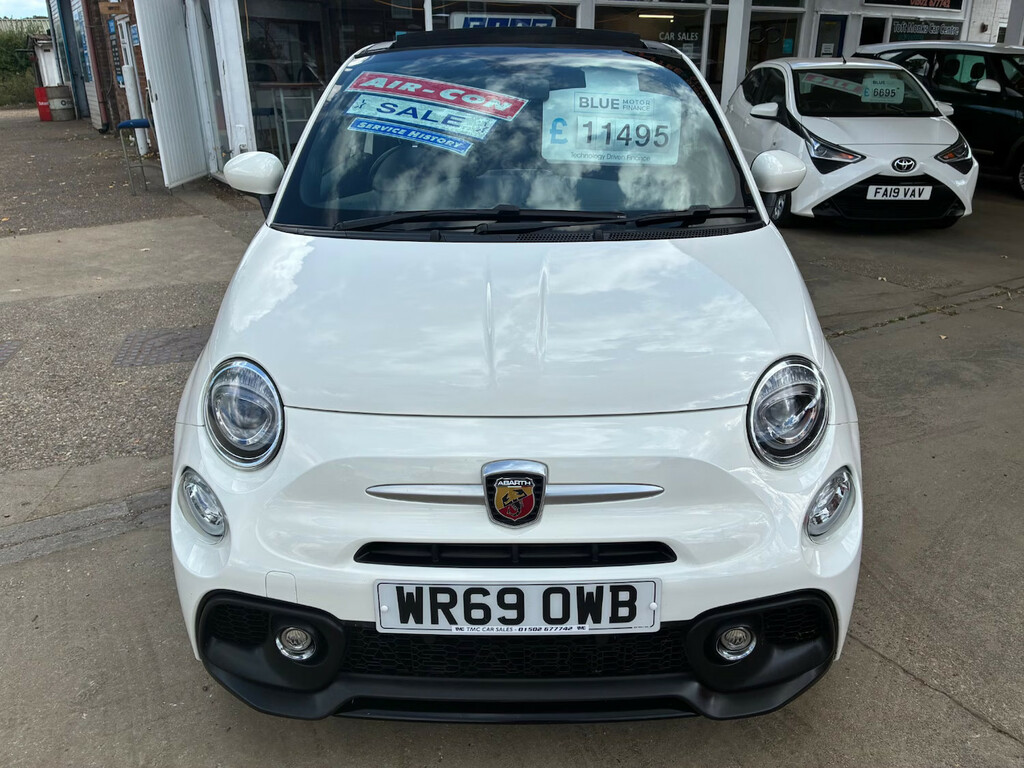 Abarth 595 C 1.4 T-jet 145 Convertible White #2