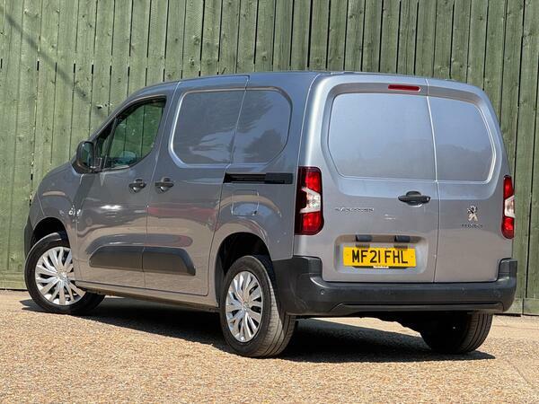Peugeot Partner 1000 1.5 Bluehdi 100 Professional Van Grey #9