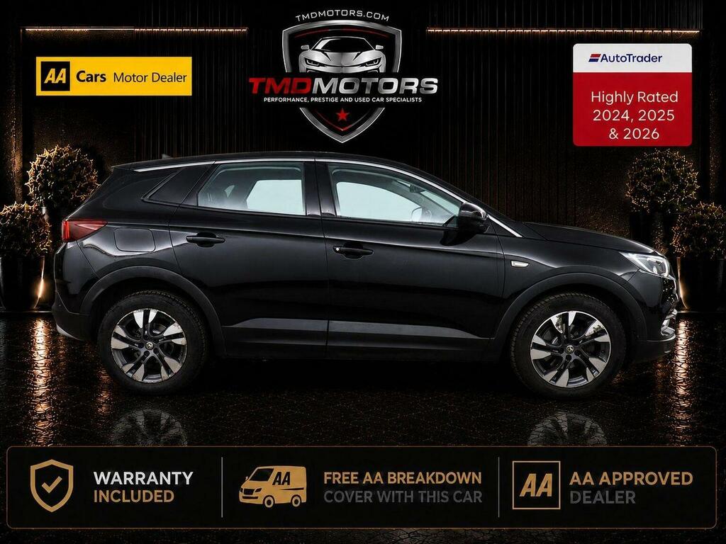 Vauxhall Grandland X 1.2 Turbo Sport Nav Euro 6 Ss Black