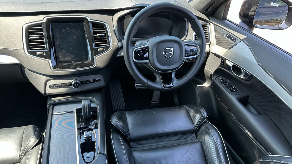 Volvo XC90 R-design Pro, B5 Awd Mild Hybrid, 7 Seats 22 Al BT22FHE Black #4