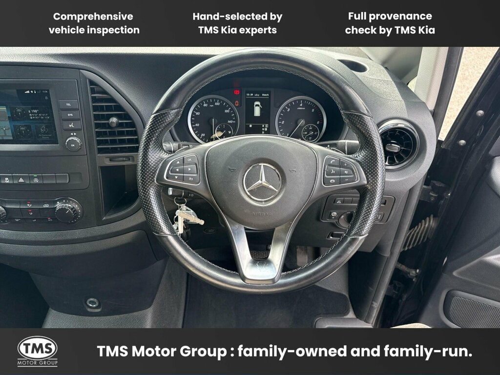Mercedes-Benz Vito 2.0 116 Cdi Premium Crew Van G-tronic Rwd L2 Euro FJ21XON Black #3