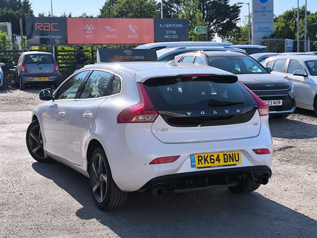 Volvo V40 1.6 201464 D2 R-design Nav 5 Se White #4