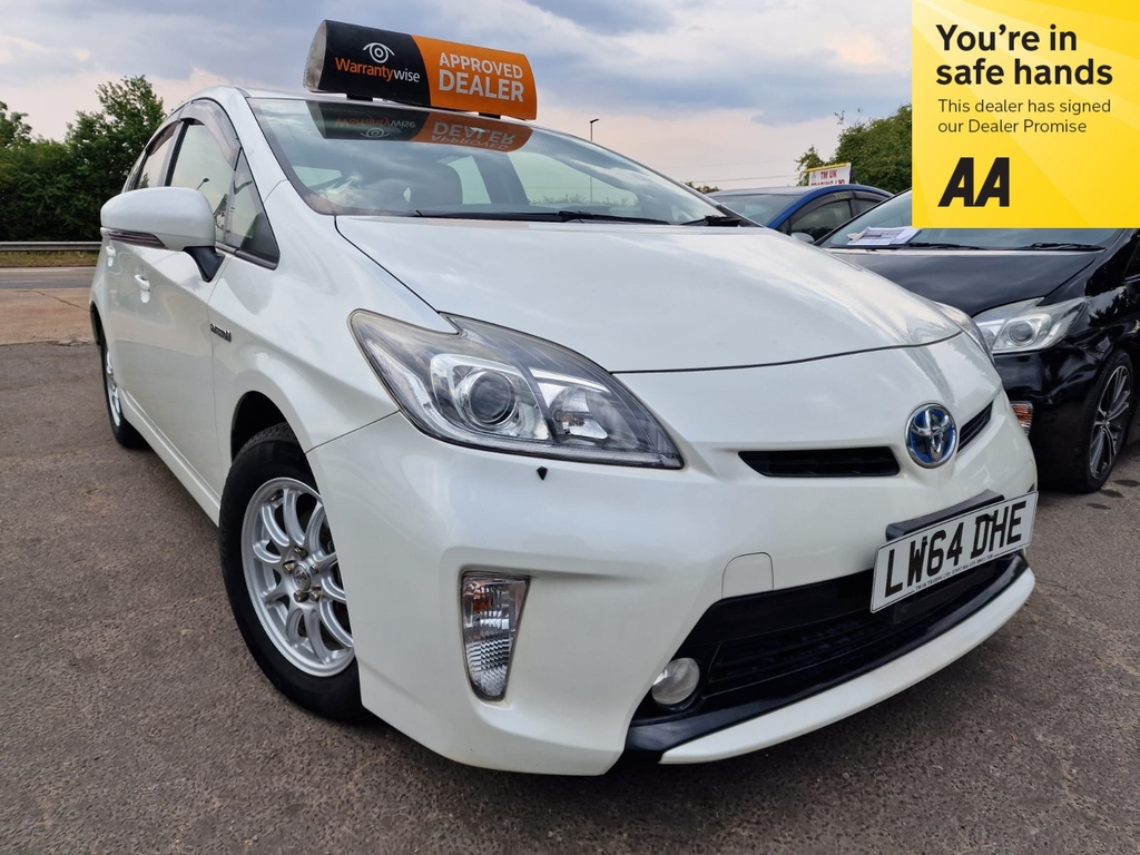 Toyota Prius 1.8 Hybrid 201564 Active 5 Seats Ulez Free White