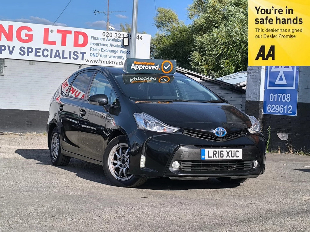 Toyota Prius+ 1.8 Hybrid 201616 7 Seats Mpv Pco Ready Ulez Black