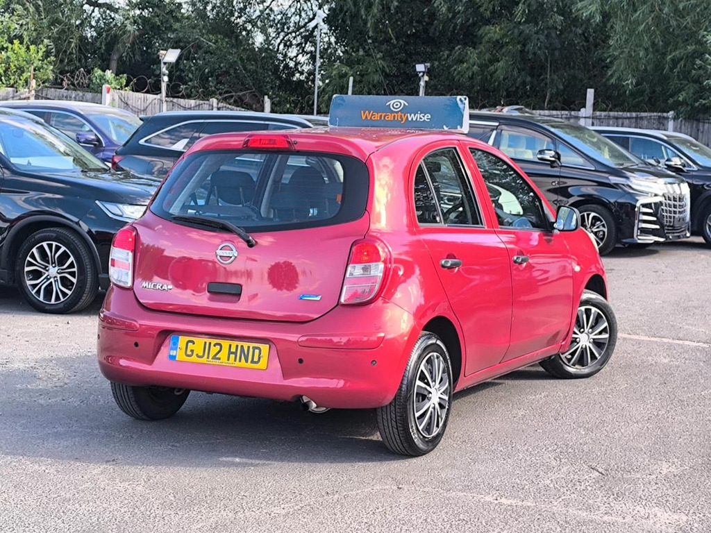 Nissan Micra 1.2 201212 12V Visia Hatchback Red #3