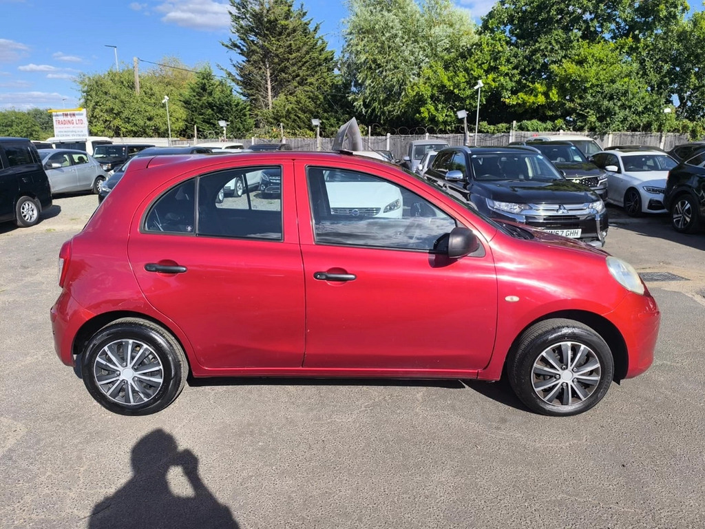 Nissan Micra 1.2 201212 12V Visia Hatchback Red #5