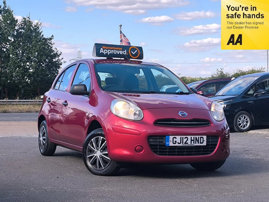 Nissan Micra 1.2 201212 12V Visia Hatchback Red