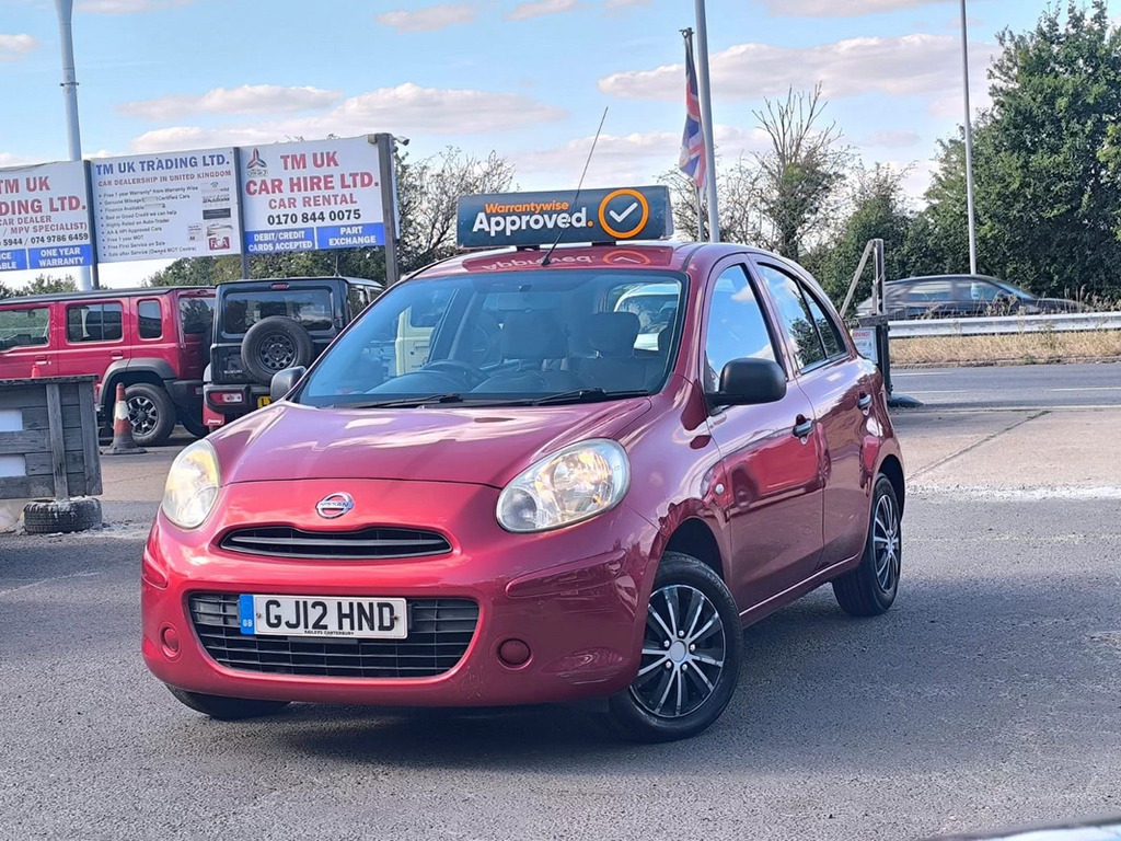 Nissan Micra 1.2 201212 12V Visia Hatchback Red #2