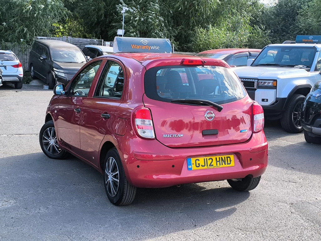 Nissan Micra 1.2 201212 12V Visia Hatchback Red #4