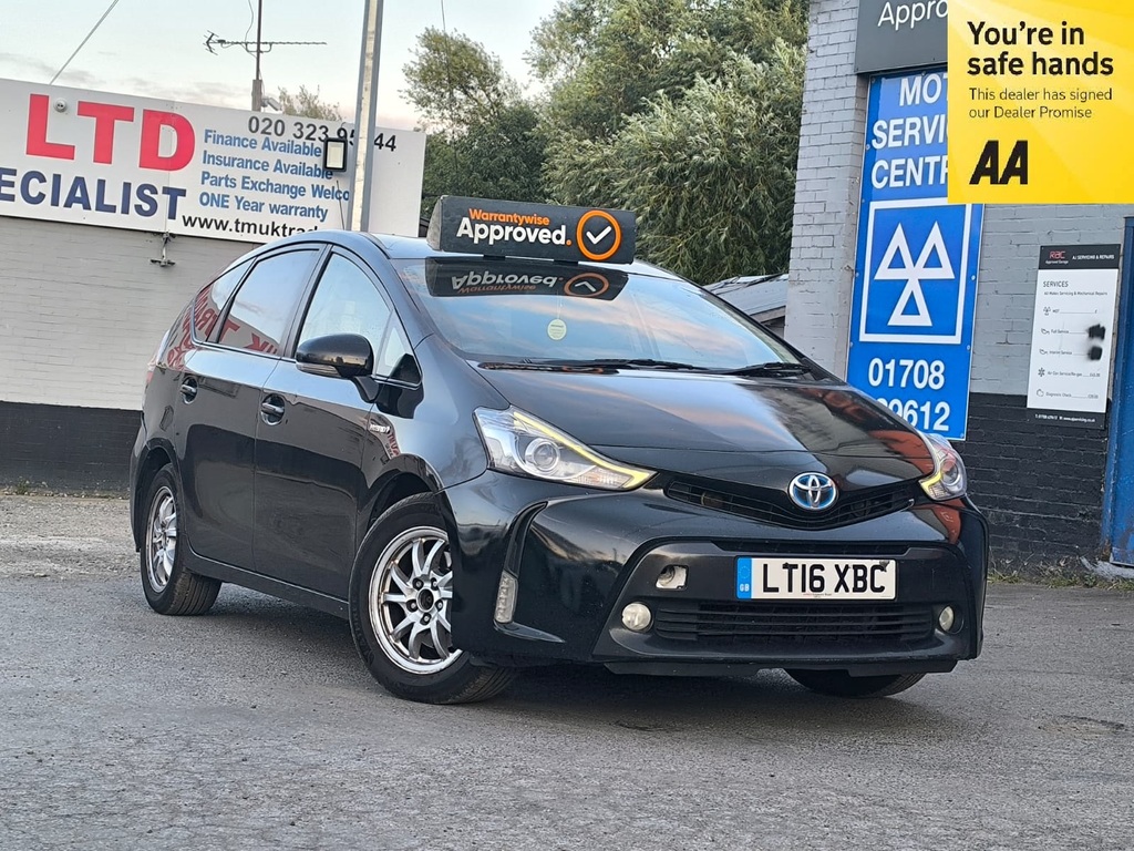 Toyota Prius+ 1.8 Hybrid 201616 7 Seats Mpv Pco Ready Ulez Black