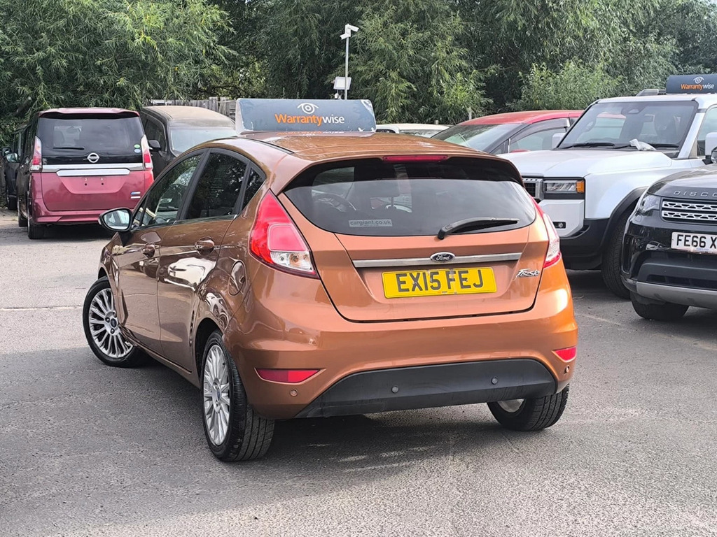 Ford Fiesta 1.6 201515 Tdci Econetic Titanium Yellow #4