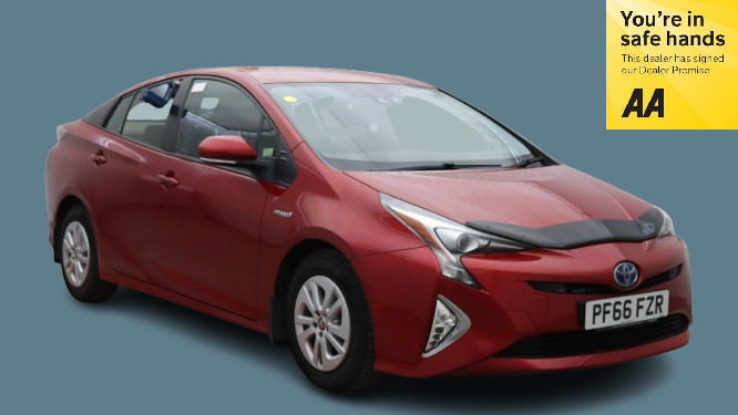 Toyota Prius 1.8 Hybrid 201666 Active 5 Seats Ulez Free Red