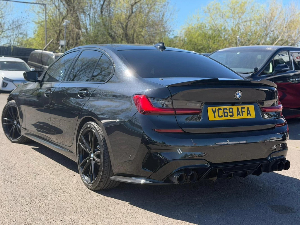 BMW 3 Series 2.0 201969 330I M Sport Saloon Black #4
