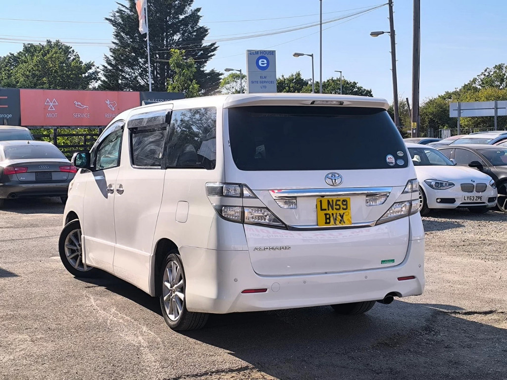 Toyota Alphard 2.4 201059 7 Seats Mpv Roof Led Tv Ul White #4