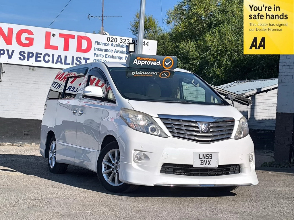 Toyota Alphard 2.4 201059 7 Seats Mpv Roof Led Tv Ul White