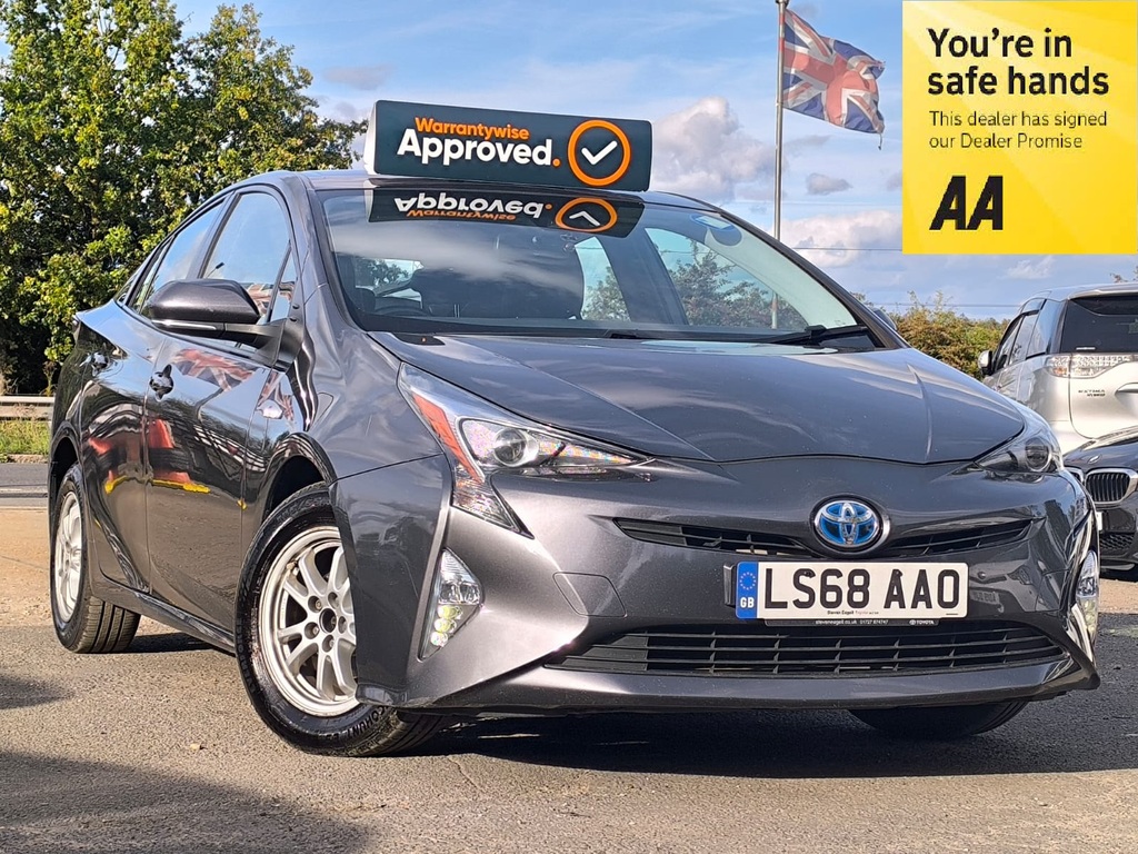 Toyota Prius 1.8 Hybrid 201868 Active 5 Seats Ulez Free P Grey