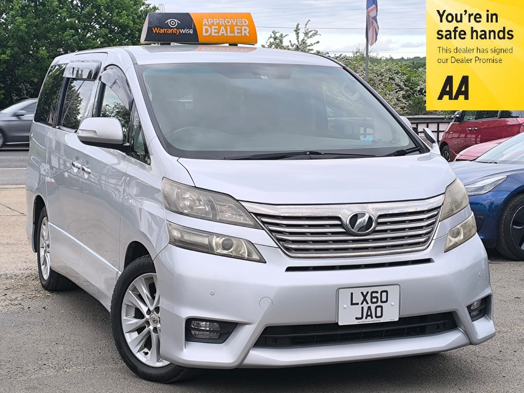 Toyota Vellfire 2.4 201160 7 Seats Ulez Fre Silver