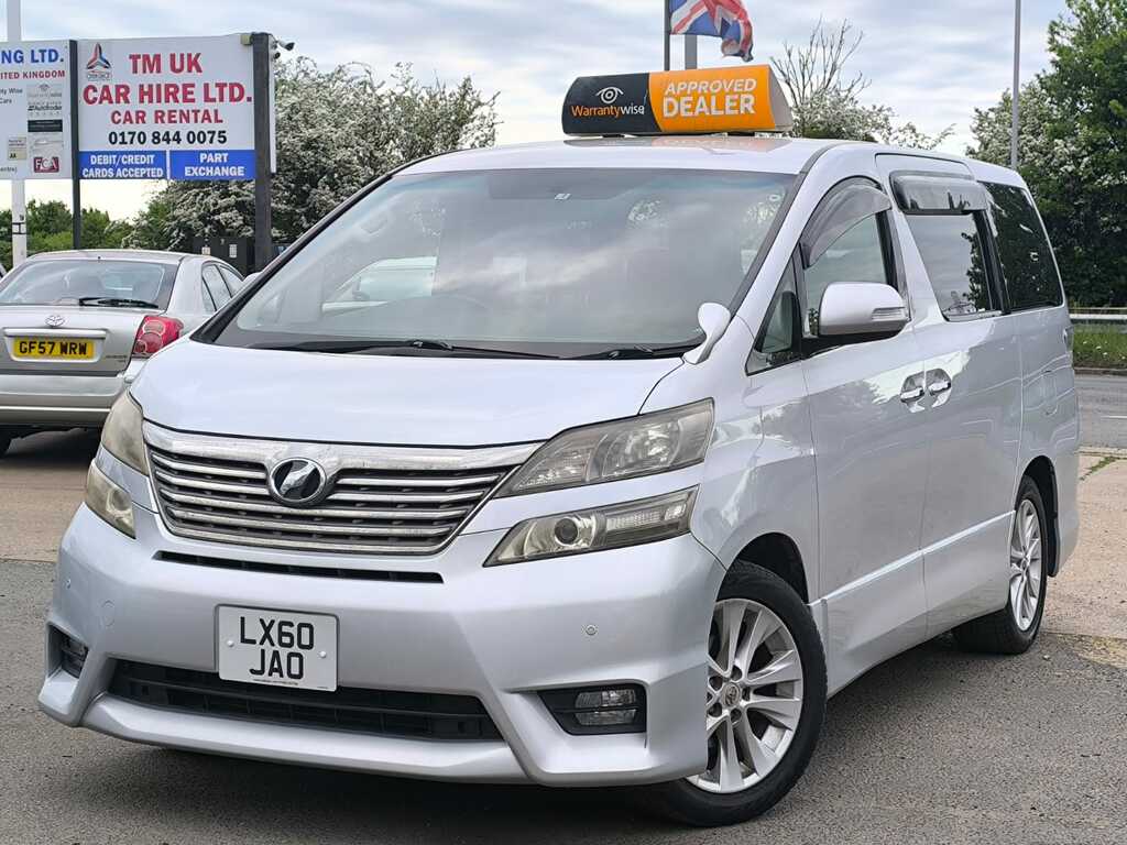 Toyota Vellfire 2.4 201160 7 Seats Ulez Fre LX60JAO Silver #2