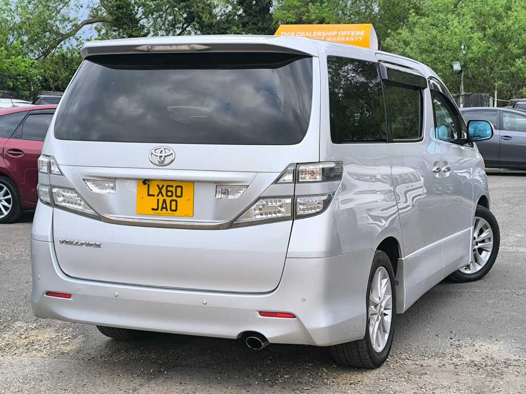 Toyota Vellfire 2.4 201160 7 Seats Ulez Fre LX60JAO Silver #3