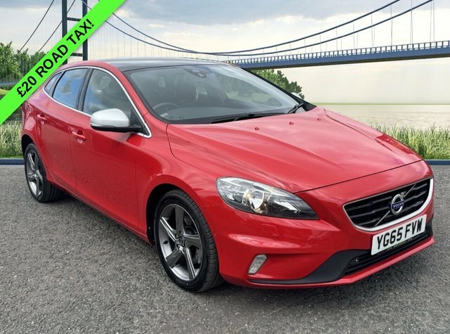 Volvo V40 2.0 D2 R-design Hatchback Euro 6 Red