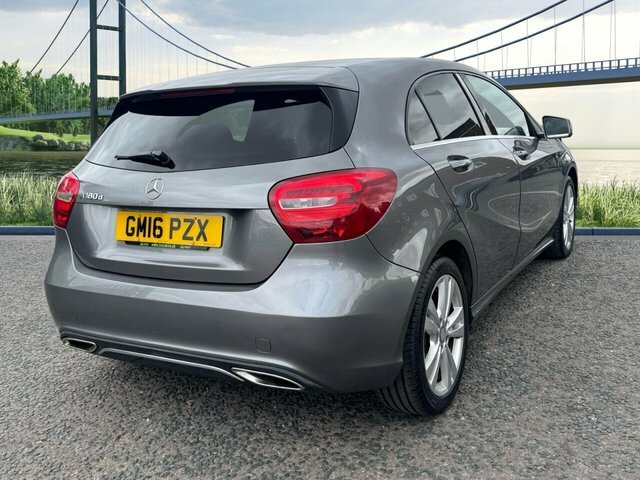 Mercedes-Benz A Class 1.5 A180d Sport Hatchback Euro 6 GM16PZX Grey #3