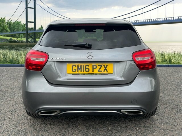 Mercedes-Benz A Class 1.5 A180d Sport Hatchback Euro 6 GM16PZX Grey #4