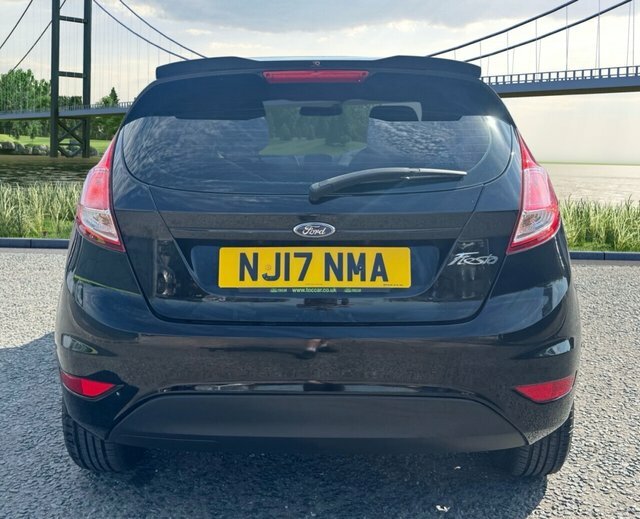 Ford Fiesta 1.25 Zetec Hatchback Euro 6 82 NJ17NMA Black #4